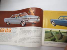 Chevrolet Corvair 1960 -myyntiesite / sales brochure