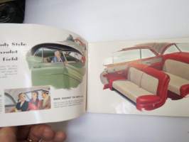Chevrolet lastvagnar 1957 Serie 1508, 3100, 3800, 4400 -myyntiesite / sales brochure