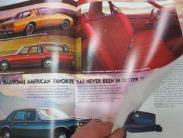 Chevrolet  Caprice Classic and Impala 1978 -myyntiesite / sales brochure