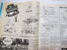 Tuulilasi 1985 nr 2, sisältää mm. seur. artikkelit / kuvat / mainokset; Kansikuva Keskikokoiset dieselit, Keijo Rosberg, Toyota Starlet 1,0 super 3D koeajo, Kova