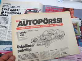 Tuulilasi 1985 nr 2, sisältää mm. seur. artikkelit / kuvat / mainokset; Kansikuva Keskikokoiset dieselit, Keijo Rosberg, Toyota Starlet 1,0 super 3D koeajo, Kova