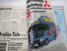 Tuulilasi 1985 nr 2, sisältää mm. seur. artikkelit / kuvat / mainokset; Kansikuva Keskikokoiset dieselit, Keijo Rosberg, Toyota Starlet 1,0 super 3D koeajo, Kova