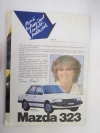 Tuulilasi 1985 nr 2, sisältää mm. seur. artikkelit / kuvat / mainokset; Kansikuva Keskikokoiset dieselit, Keijo Rosberg, Toyota Starlet 1,0 super 3D koeajo, Kova