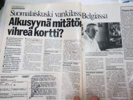 Tuulilasi 1981 nr 5, sisältää mm. seur. artikkelit / kuvat / mainokset; Kansikuva Tuhat kilometriä tankillisella, Honda Quintet - turha välimalli, U.S. GP