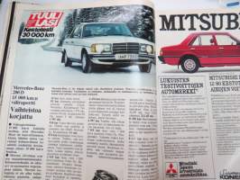 Tuulilasi 1981 nr 5, sisältää mm. seur. artikkelit / kuvat / mainokset; Kansikuva Tuhat kilometriä tankillisella, Honda Quintet - turha välimalli, U.S. GP
