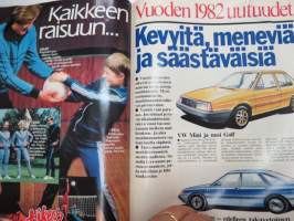 Tuulilasi 1981 nr 5, sisältää mm. seur. artikkelit / kuvat / mainokset; Kansikuva Tuhat kilometriä tankillisella, Honda Quintet - turha välimalli, U.S. GP