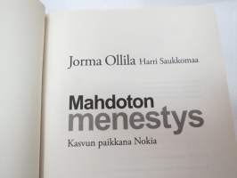 Jorma Ollila  - Mahdoton menestys - kasvun paikkana Nokia -personal &amp; business history