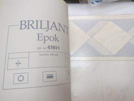 Väritukku Oy - Briljant kosteantilan seinänpäällysteet (vaahdotettu PVC) -mallikansio / sample folder of wall materials