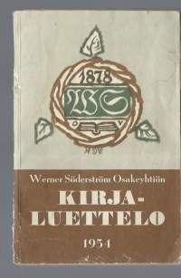 WSOY Kirjaluettelo 1954