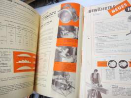 Holzher Luettelo -erikoiskoneita puuntyöstöä ja mekaanista syöttöä varten -kuvasto / catalog of woodworking elecric tools / machines, in finnish