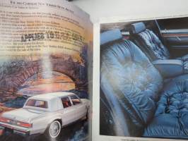 Chrysler New Yorker Fifth Avenue Edition 1984 -myyntiesite / sales brochure