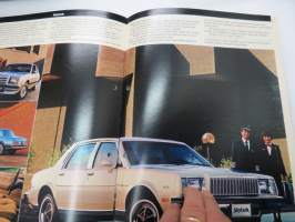 Buick 1981 -myyntiesite / sales brochure