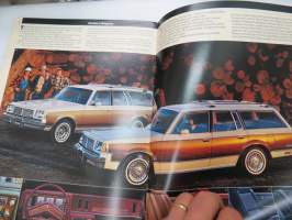 Buick 1981 -myyntiesite / sales brochure