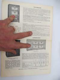 Kastor-uunit 1953 -myyntiesite / brochure of ovens