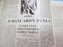 Suomen Kuvalehti 1949 nr 49, ilmestynyt  10.12.1949,  sis. mm. artikkelit / kuvat / mainokset; Kansikuva Ensi lumi, Jalostaja jouluksi, Lääketehdas Orion