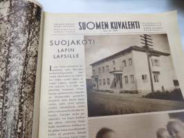 Suomen Kuvalehti 1949 nr 35, ilmestynyt  10.12.1949,  sis. mm. artikkelit / kuvat / mainokset; Kansikuva presidentti Paasikivi, Asko, Suojakoti Lapin lapsille,