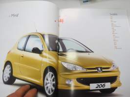 Peugeot 206 &amp; 206 SW 2004 -myyntiesite / sales brochure
