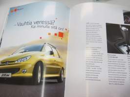 Peugeot 206 &amp; 206 SW 2004 -myyntiesite / sales brochure