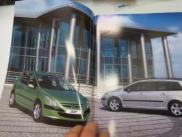 Peugeot 307 &amp; Wagon -myyntiesite / sales brochure