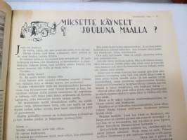 Kotiliesi 1933 nr 1, ilmestynyt 1.1.1933, tammikuu I numero, sis. mm. seur. artikkelit / kuvat / mainokset; Kansikuvitus Rudolf Koivu - &quot;Rekiretki&quot;, Uutta