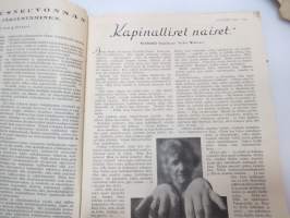 Kotiliesi 1933 nr 22, ilmestynyt 15.11.1933, marraskuu II numero, sis. mm. seur. artikkelit / kuvat / mainokset; Kansikuvitus Rudolf Koivu - &quot;Joulun enteitä&quot;,