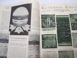 Kotiliesi 1933 nr 22, ilmestynyt 15.11.1933, marraskuu II numero, sis. mm. seur. artikkelit / kuvat / mainokset; Kansikuvitus Rudolf Koivu - &quot;Joulun enteitä&quot;,