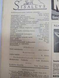 Kotiliesi 1933 nr 22, ilmestynyt 15.11.1933, marraskuu II numero, sis. mm. seur. artikkelit / kuvat / mainokset; Kansikuvitus Rudolf Koivu - &quot;Joulun enteitä&quot;,