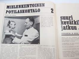 Kauneus ja terveys 1967 nr 5 (toukokuu), sis. mm. seur. artikkelit / kuvat / mainokset; Pakoon lomalle pettymäänkö?, Miten autat onnettomuuden uhria?, Avioeron