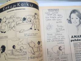 Kotiliesi 1970 nr 15, elokuu I numero, ilmestynyt 1.8.1970, sis. mm. seur. artikkelit / kuvat / mainokset; Kansikuva &quot;Kesäpäivä Ruoveden rannalla&quot;