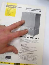 NARS - Termo Rex öljylämmittimet -myyntiesite / oil heater brochure