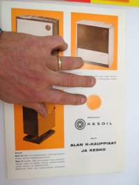 Ahlman öljylämmitin -myyntiesite / oil heater brochure