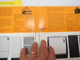 Haas &amp; Sohn öljylämmitin -myyntiesite / oil heater brochure