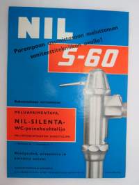 Vesi- / kylpyhuonekalusteita -erä myyntiesitteitä / bathroom accessories. brochures