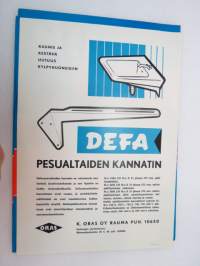 Vesi- / kylpyhuonekalusteita -erä myyntiesitteitä / bathroom accessories. brochures