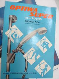 Vesi- / kylpyhuonekalusteita -erä myyntiesitteitä / bathroom accessories. brochures