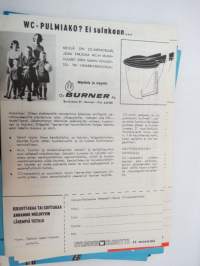 Vesi- / kylpyhuonekalusteita -erä myyntiesitteitä / bathroom accessories. brochures