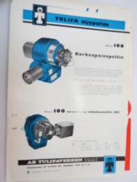 Öljypolttimia -erä myyntiesitteitä / oil burner brochures