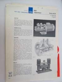 Öljypolttimia -erä myyntiesitteitä / oil burner brochures