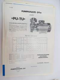 Öljypolttimia -erä myyntiesitteitä / oil burner brochures