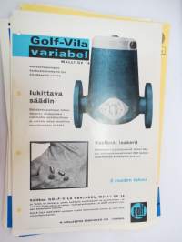 Öljypolttimia -erä myyntiesitteitä / oil burner brochures
