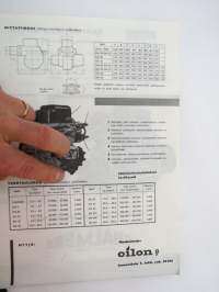 Öljypolttimia -erä myyntiesitteitä / oil burner brochures