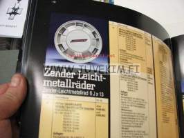 Zender Automobil -tarvikeluettelo