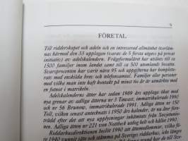 Finlands ridderskaps och adels kalender 1992 - Finlands adelskalender - Suomen Aateliskalenteri - Suomen ritariston ja aatelin kalenteri (vapen i färg S-Ö