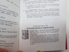 Finlands ridderskaps och adels kalender 1992 - Finlands adelskalender - Suomen Aateliskalenteri - Suomen ritariston ja aatelin kalenteri (vapen i färg S-Ö