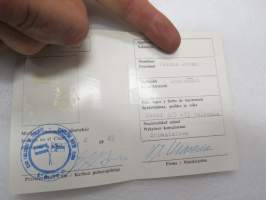 Club Finlandia de Tenerife - Tenerifen (Teneriffa) Suomi kerho - Carnet / Jäsenkortti