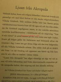 Ljuset från Akropolis. Essäer och föreläsningar