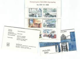 Uutta suomalaista arkkitehtuuria 1986 - postimerkkivihko