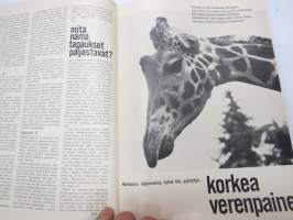 Kauneus ja terveys 1967 nr 4 (huhtikuu), sis. mm. seur. artikkelit / kuvat / mainokset; Pitääkö lääketeollisuus sosialisoida?, Avioehtosopimus ei ole