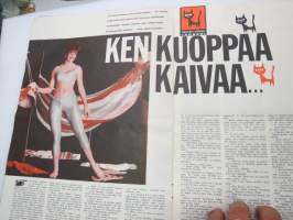 Jallu 1963 nr 2 sis. mm. seur. artikkelit / kuvat / mainokset; Kansikuva Lynn Shaw, Folies Bergere-revyyteattteri, Martine Carol tulee takaisin, Ihanaa elämää