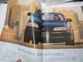 Toyota Carina E 1994 -myyntiesite / sales brochure